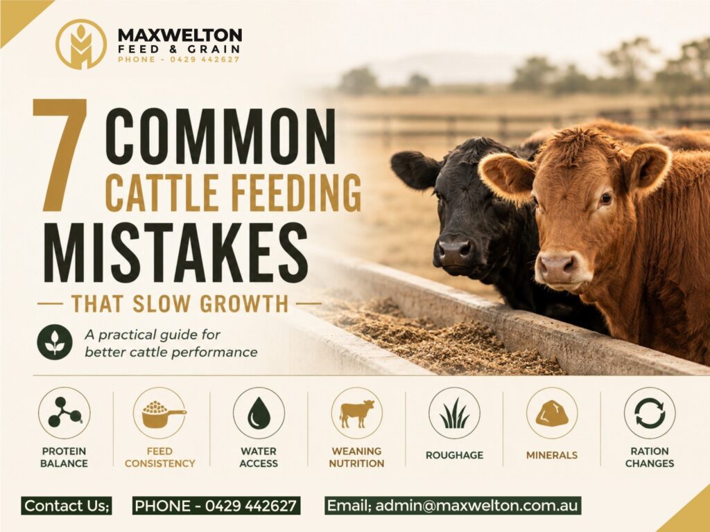 7 Common Cattle Feeding Mistakes That Slow Growth in Young Cattle