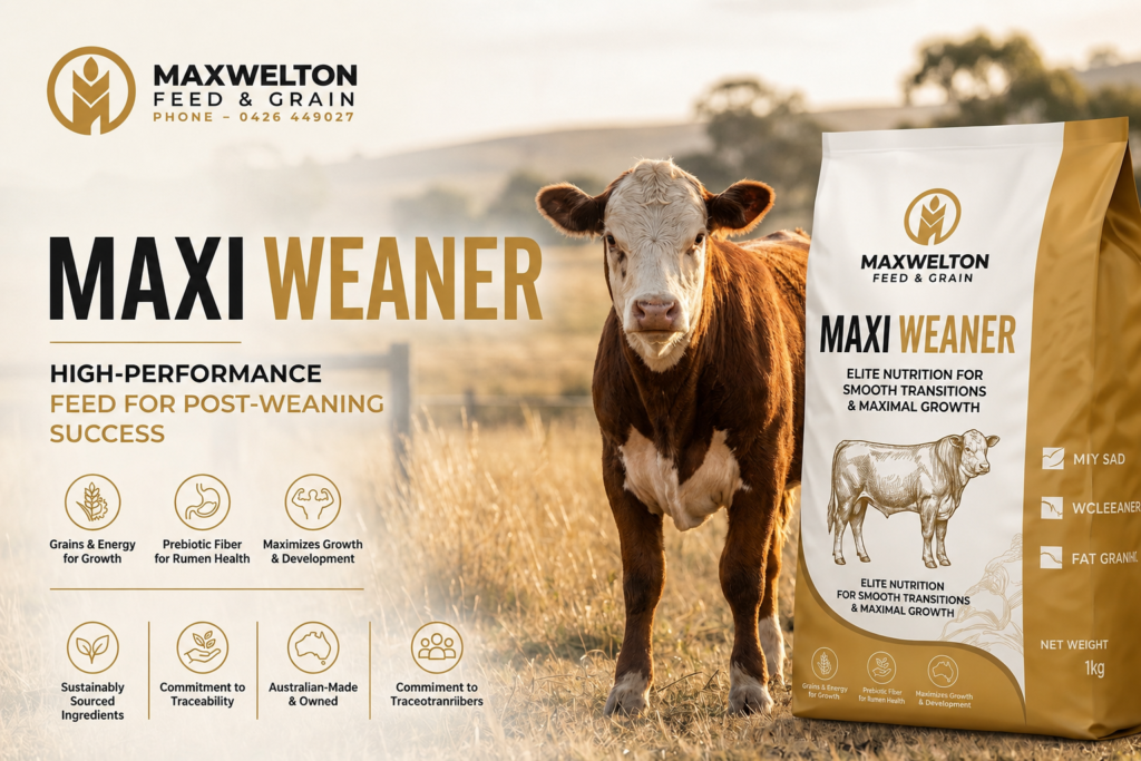 Maxi Weaner: A Smart Feed Choice for Stronger, Healthier Beef Weaners