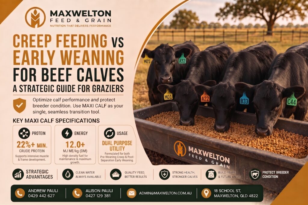 Creep Feeding Calves in Drought and Dry Season