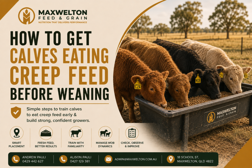 How to Get Calves Eating Creep Feed Before Weaning