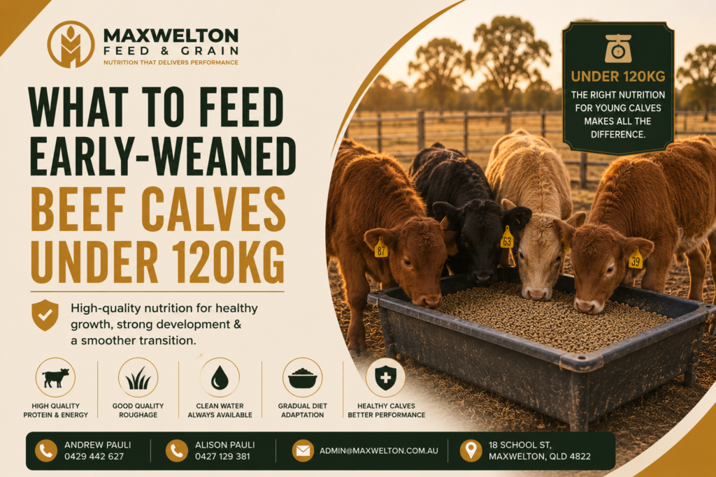 What to Feed Early-Weaned Beef Calves Under 120kg