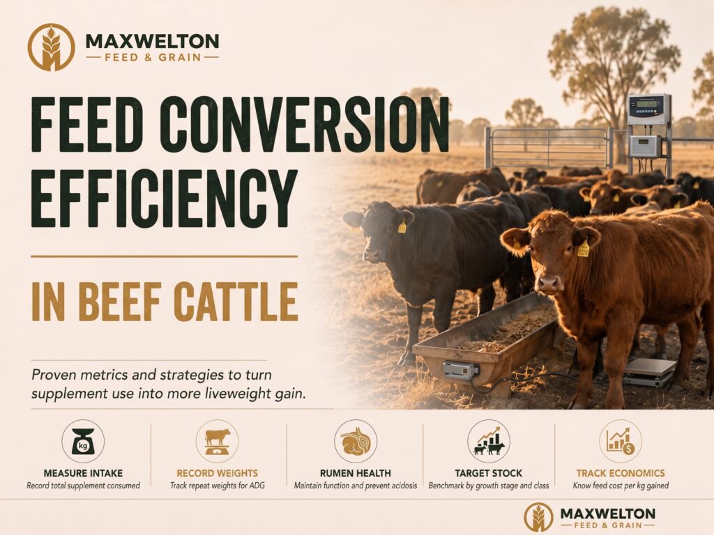 Feed Conversion Efficiency in Beef Cattle: What Producers Should Track